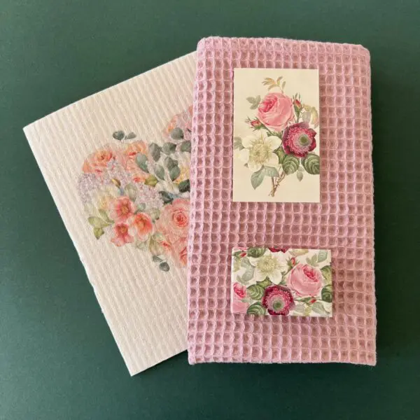 Giftset Rose towel and Soap