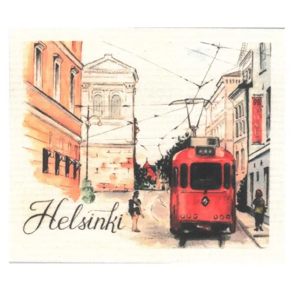 Dishcloth Tram Helsinki