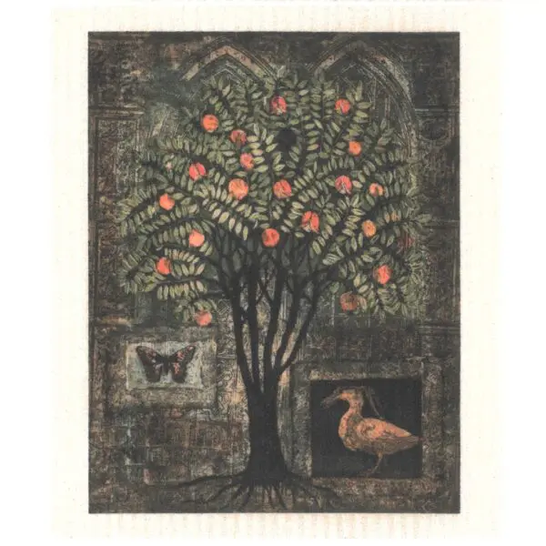 Dishcloth Pomegranate tree