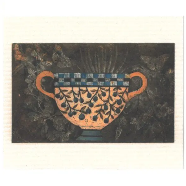Dishcloth Blueberry cup