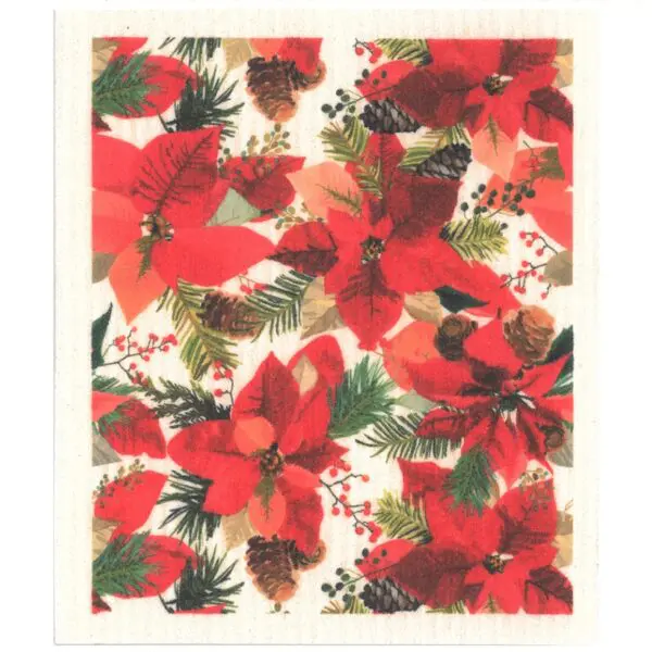 Dishcloth Poinsettia