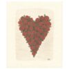 Sari's Artwork Dishcloth Roseheart, Red