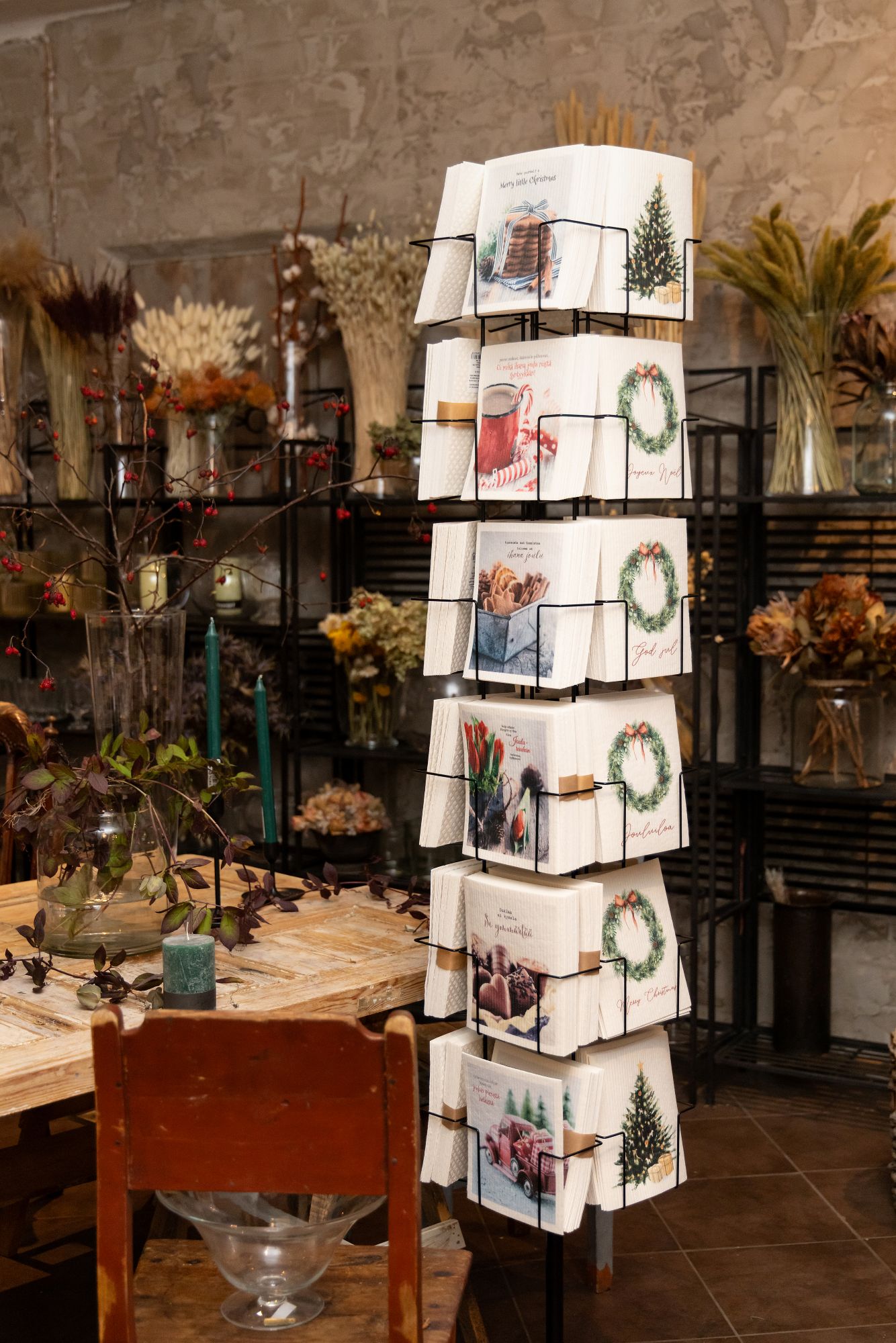 Kitchen cloth/Card rack, tall 24 pockets - Image 2