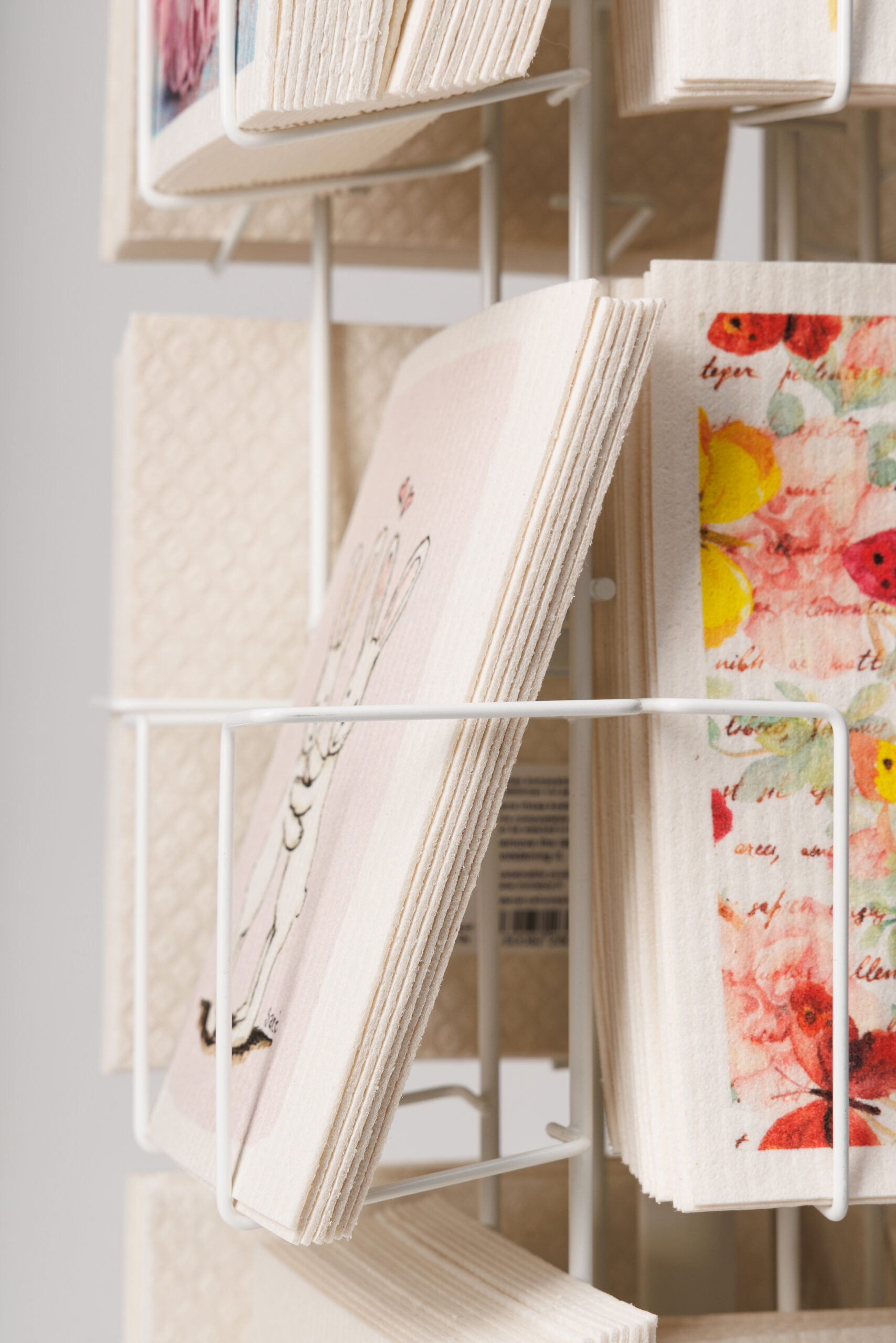 Kitchen cloth/Card rack, tall 24 pockets - Image 3