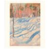 Ateneum Dishcloth Sunlit Winter Lanscape