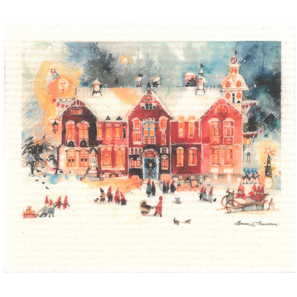 Dishcloth Christmas Eve