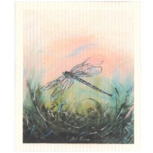 Dishcloth Dragonfly Art